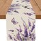 Purple Lavender Butterfly Table Runner 13x72” – Linen, Spring/Summer, Indoor/Outdoor